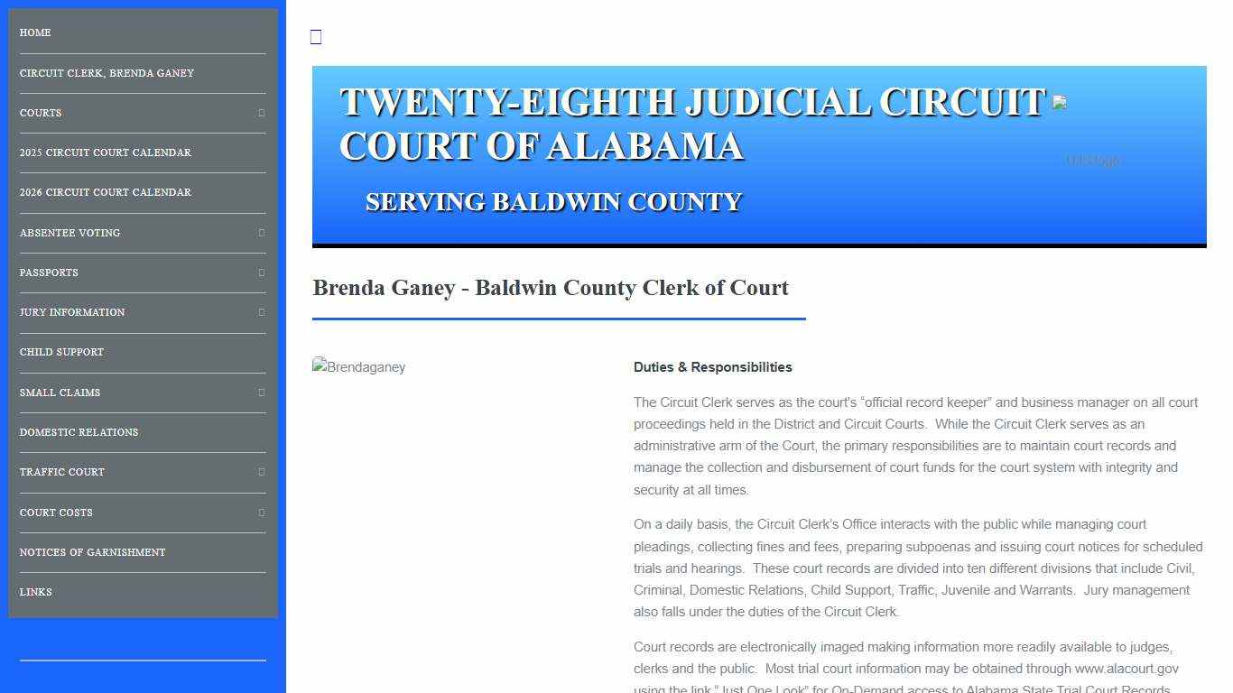 Baldwin County - Twenty-Eighth Circuit Court of Alabama